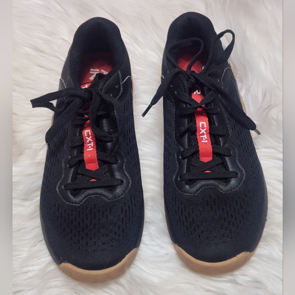 TYR CXT-1 Trainer Shoes Men 7/W 8.5 Black Gum Cross Training Gym Lifting Workout - Picture 4 of 8